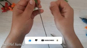 Космея из гофрированной бумаги / Полевые цветы DIY / How to make cosmos