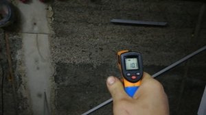 Утеплил угол арболитового дома. Эксперимент.