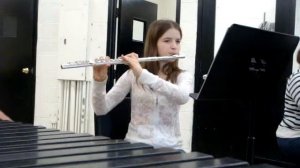 Elizabeth Clem on flute:  Menuet from L'Arisienne Suite No. 2, by Georges Bizet