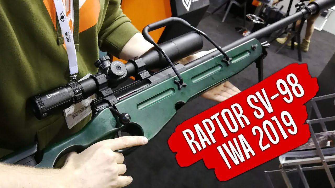 IWA 2019 - Gunfire. Raptor Airsoft SV-98