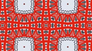 Русский народный орнамент. Мезенская роспись. Бесплатный футаж. Зацикленное видео. 4