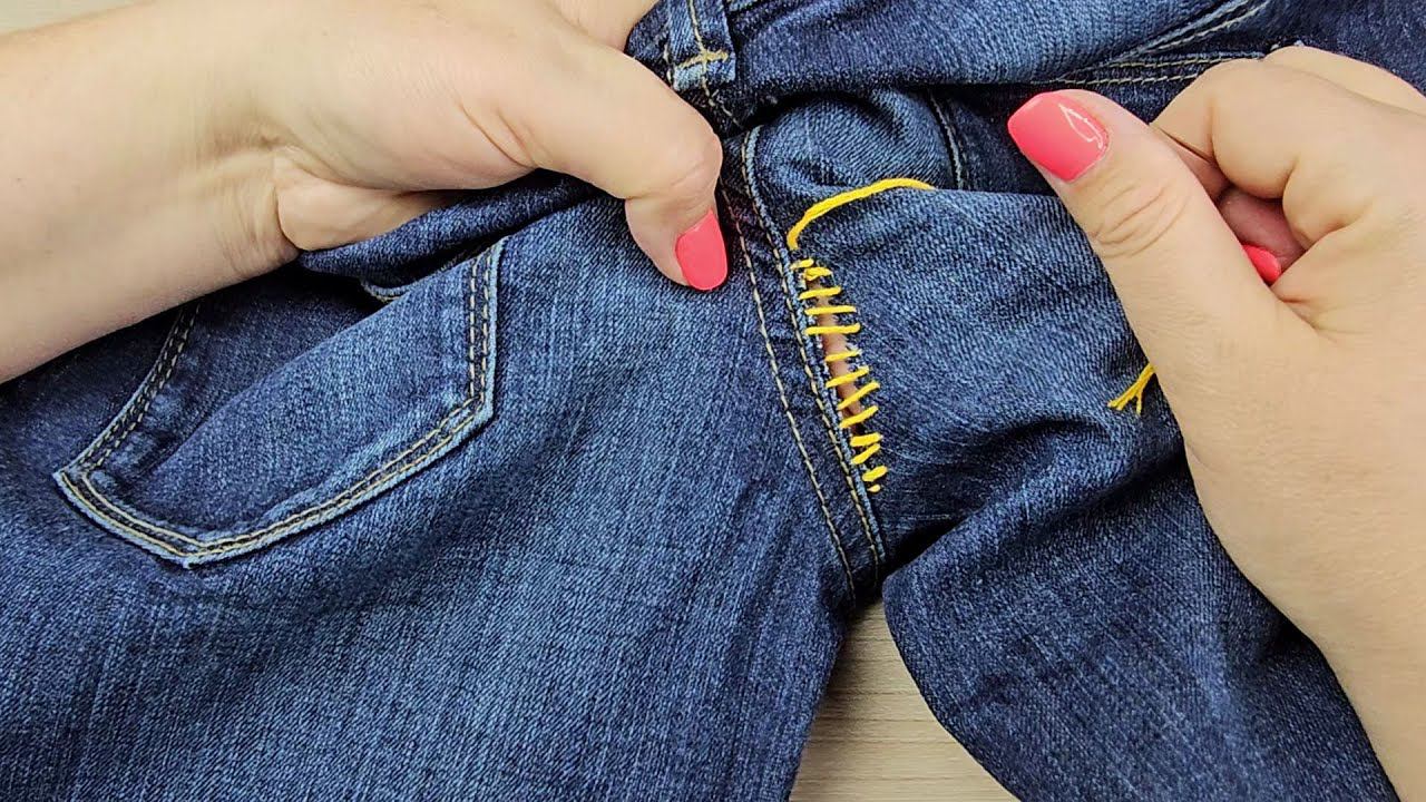 ⭐️ Удивительный швейный трюк для ремонта одежды смотреть онлайн