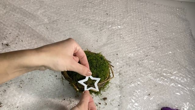 Как сделать шары из мха своими руками / Эко декор