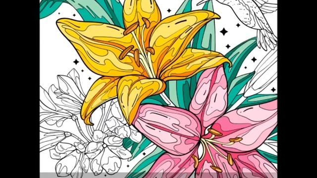 Цветы Лилии. Природа, живопись, раскраски. Искусство-Art смотреть онлайн