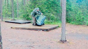 Обзор туристической палатки. Outventure Monodome 2