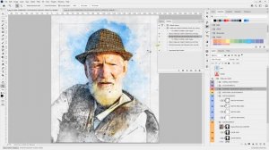 Watercolor Sketch Photoshop Action Guide