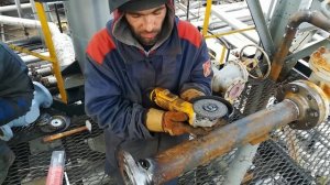 Сварка 108/8 трубы + фланец