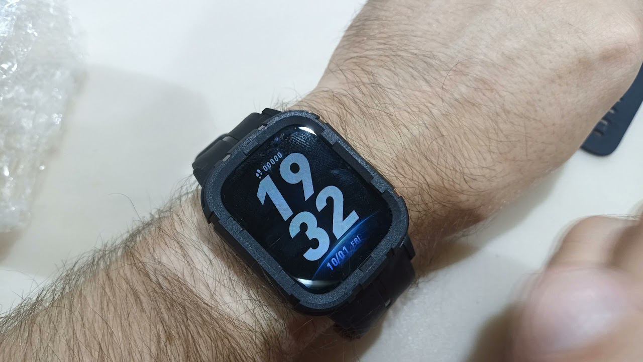 Бампер (броня) для китайских смарт часов (из комплекта к DT94) - подходит к Blackview R3 Pro и Y20 !