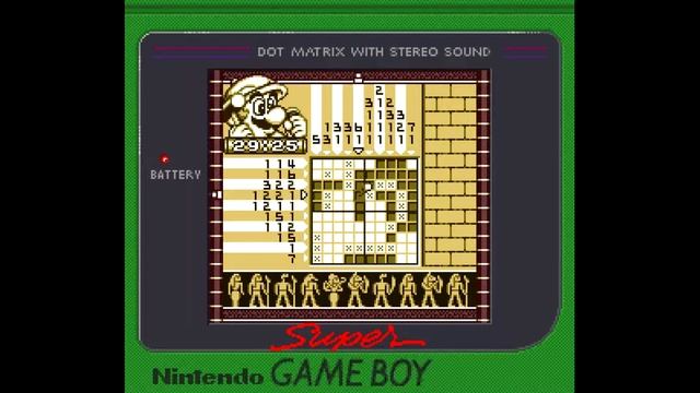 (47 / 193) Mario's Picross [GameBoy] [No Hints] : Easy Picross 6G (Snail) смотреть онлайн