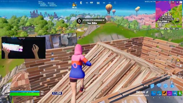 24 Elimination Solo Arena Win Full Gameplay Chapter 3 Season 4 (Fortnite PC Keyboard)