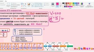 7 задание ЕГЭ информатика 2021. Автоматическая фотокамера с 400 Кбайт видеопамяти производит