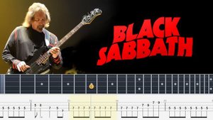 Black Sabbath - Paranoid (Bass Tabs) By Chami's Bass