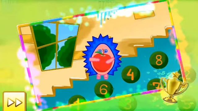 Учим цифры (2часть)Игра учим цифры для детей. смотреть онлайн