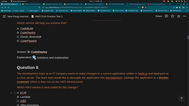 AWS Developer Associate Certification: Exam Practice Questions Walkthrough смотреть онлайн