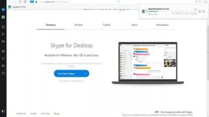 Как установить Skype для рабочего стола.