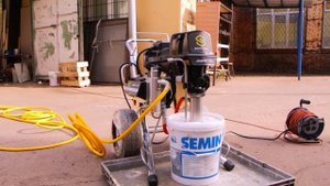 Как нанести шпаклевку #Semin с помощью окрасочного аппарата #SCHTAER JUPITER 10