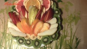 Фруктовая тарелка (нарезка). Варианты оформления фруктовой нарезки.