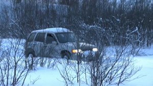 Kia Sportage против Volvo XC70 на снежном бездорожье!