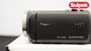 Видеокамера Panasonic HC-V260EE-K распаковка (www.sulpak.kz)