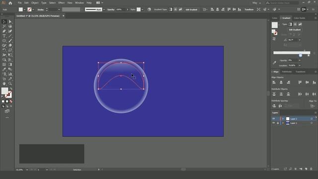 Пузыри в Adobe Illustrator