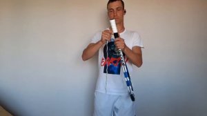 КАК БЫСТРО ПОМЕНЯТЬ НАМОТКУ НА ТЕННИСНОЙ РАКЕТКЕ . How to quickly replace a tennis overgrip . RUS