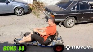 Картинг с двигателем от Альфа 110 см3