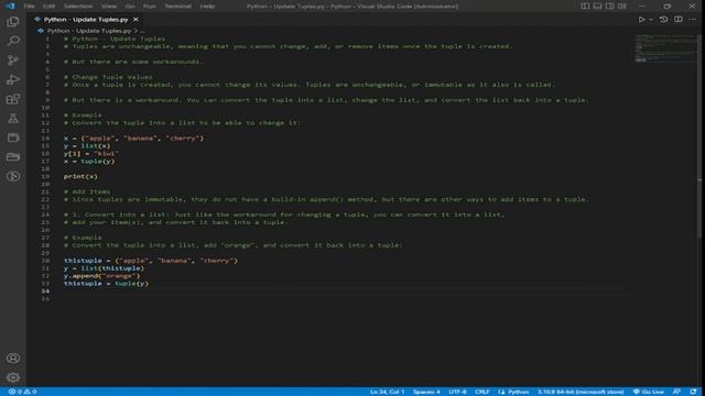 How to Get Started with Python Update Tuple Items - Guide to Beginners