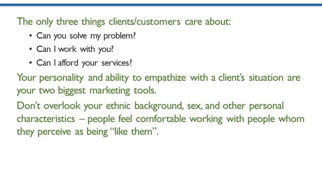 Marketing the One-Person Business, Consulting or Professional Practice - Cliff Ennico смотреть онлайн