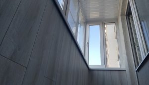 Ремонт в студии. Балкон.