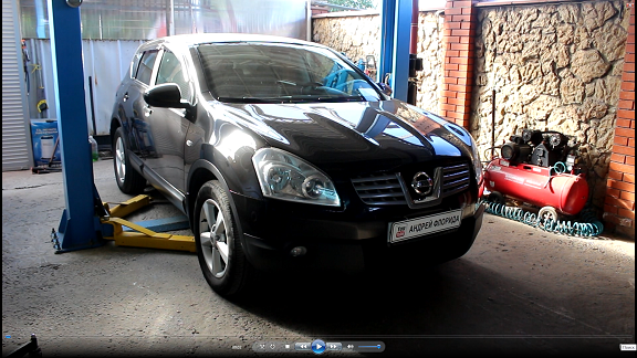 Думал застучала стойка стабилизатора на Nissan Qashqai 2,0 4WD Ниссан Кашкай 2008