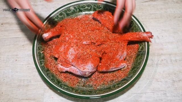 Только узбеки способны так удивлять!!!!Тандыр Товук. Как приготовить тандыр товук в мантоварке