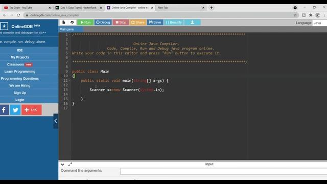 Hacker Rank Day 1 : Data Types | Java |  HackerRank Solution | 30 Days Of Code | Easy Explanation