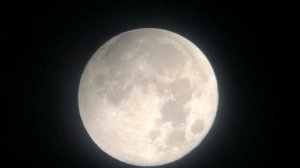 Super Moon through a telescope!