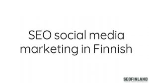 SEO Consultant in Finland | SEOFINLAND.NET