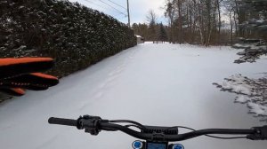 Track N Go Sur Ron Snow Kit First Test