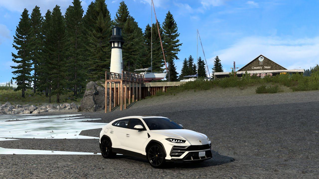 [ATS] Lamborghini Urus_Alaska Map Cargo Delivery смотреть онлайн