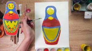 Как нарисовать матрешку