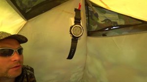 Отопление палатки в холодное время , Тест дожигателя и датчика СО