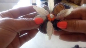 Брошь из натуральных камней своими руками.