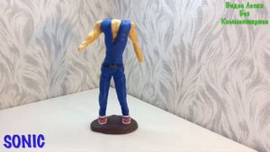 Видео лепка Соник