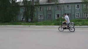 2008 год. Велосипед с люлькой. Дрифт. Bike with a sidecar. Drift.