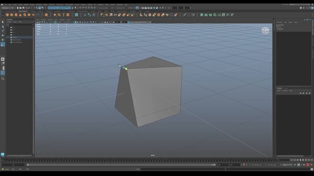Режим компонентов(режим редактирования) в MAYA