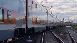 ЭП20-078 Фирменный поезд «Северная Пальмира/двухэтажный состав» 035А/036А Санкт-Петербург — Адлер