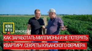 Как заработать миллионы и не потерять квартиру. Секреты кубанского фермера.