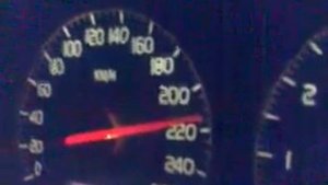 Volvo S60 2.4 170HP at top speed