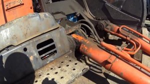 HITACHI ZX200-3| Снятие стрелы