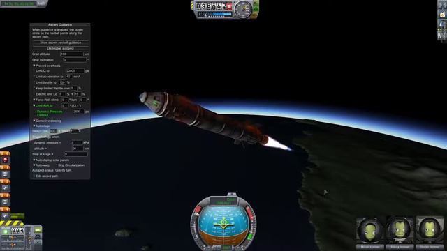 Kerbal Space Program MechJeb Launch смотреть онлайн