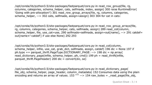 Pandas : Can python fastparquet module read in compressed parquet file?