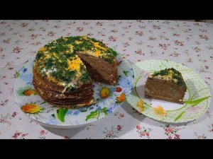 Печёночный торт. Супер просто и вкусно!!!!
