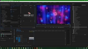 Эффект размытия в ADOBE PREMIERE CC.